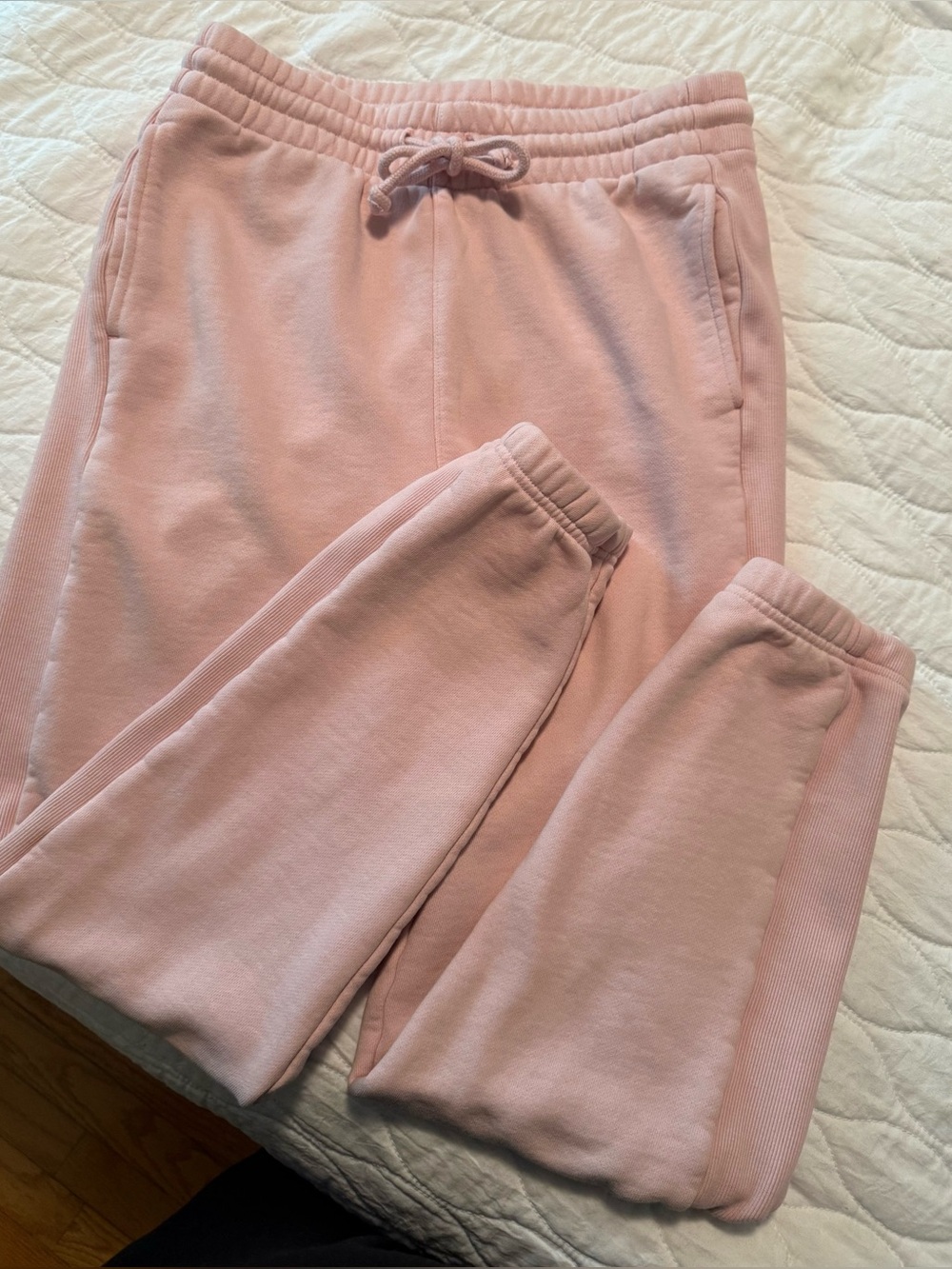 TNA by Aritzia Boyfriend Blush Pink Sweatpants Joggers XS